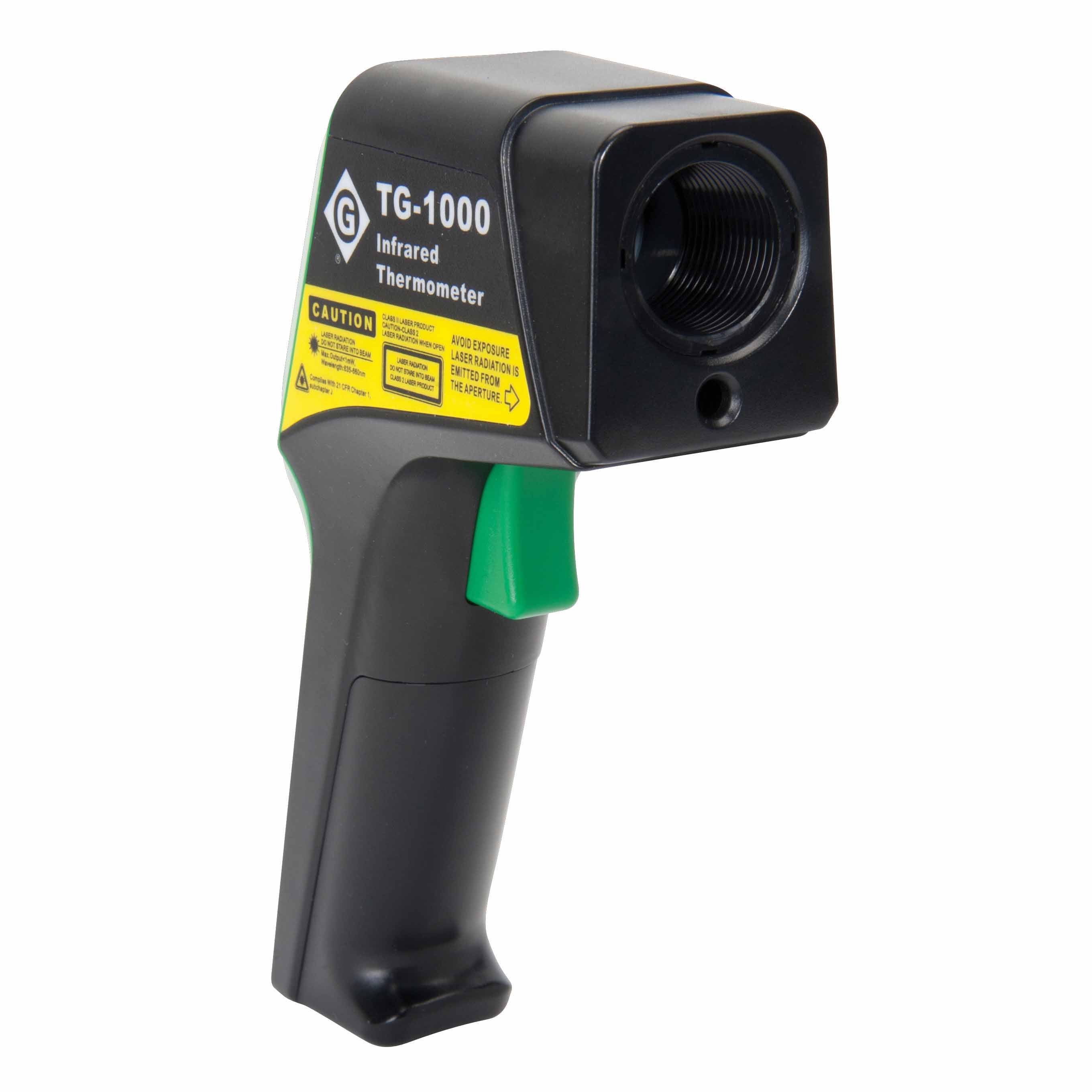 Greenlee TG-1000 Non-Contact Digital Laser Infrared Thermometer, -76 to 1,022°F - 2