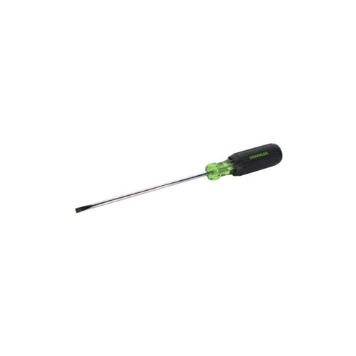 Greenlee 0153-23C Round Shank 3/16" x 8" Flat Blade Screwdriver