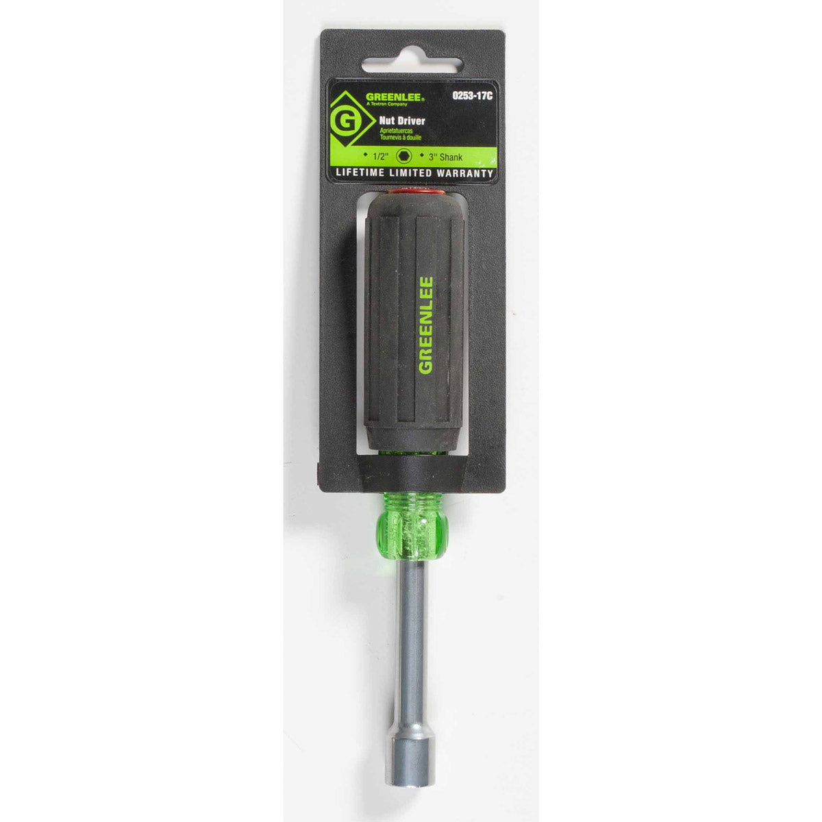 Greenlee 0253-17C Heavy-Duty Nut Driver 1/2" x 3-5/8" - 2