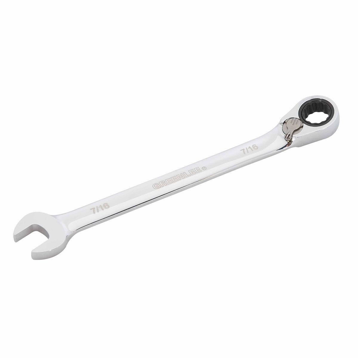 Greenlee 0354-14 Combination Ratcheting Wrench 7/16" - 6