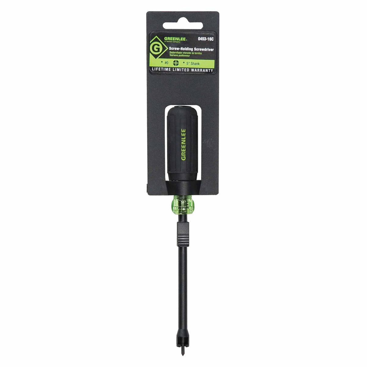 Greenlee 0453-16C Screw-Holding Screwdriver #0 x 4" - 2