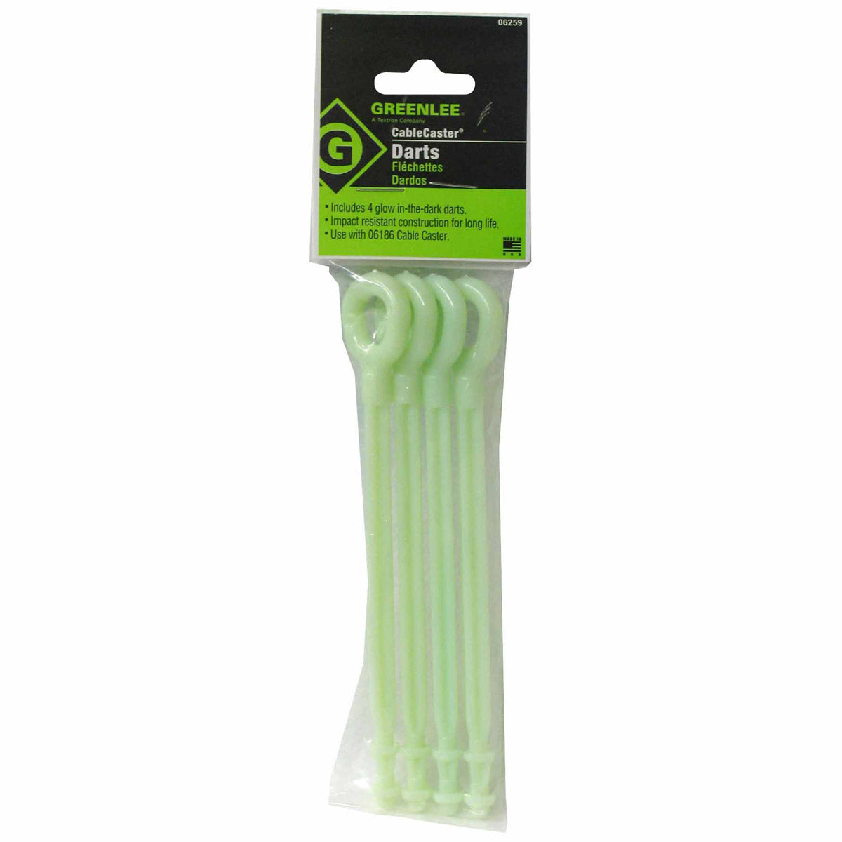 Greenlee 06259 CableCaster Replacement Darts (Pack of 4) - 4