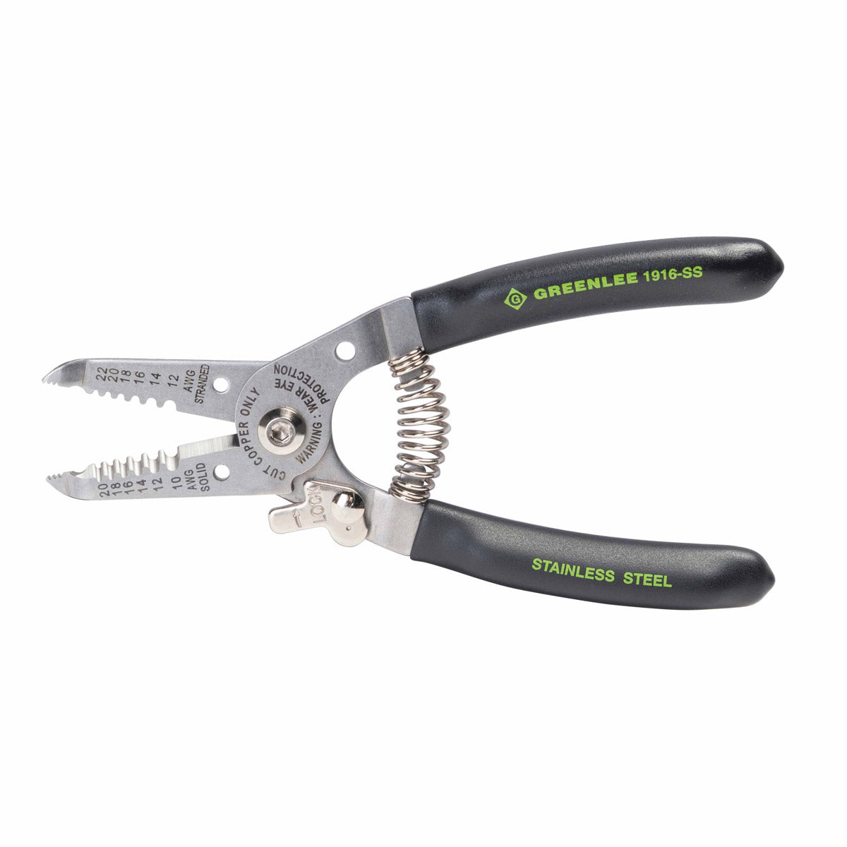 Greenlee 1916-SS Stainless Steel 6" Wire Stripper/Cutter 10-20 AWG - 2