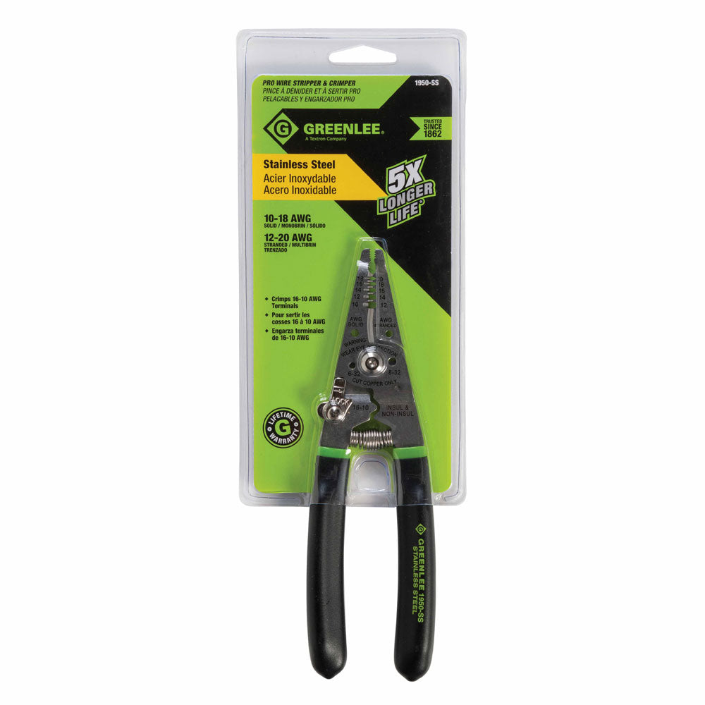 Greenlee 1950-SS SS Wire Stripper Pro, 10 - 18 AWG - 3