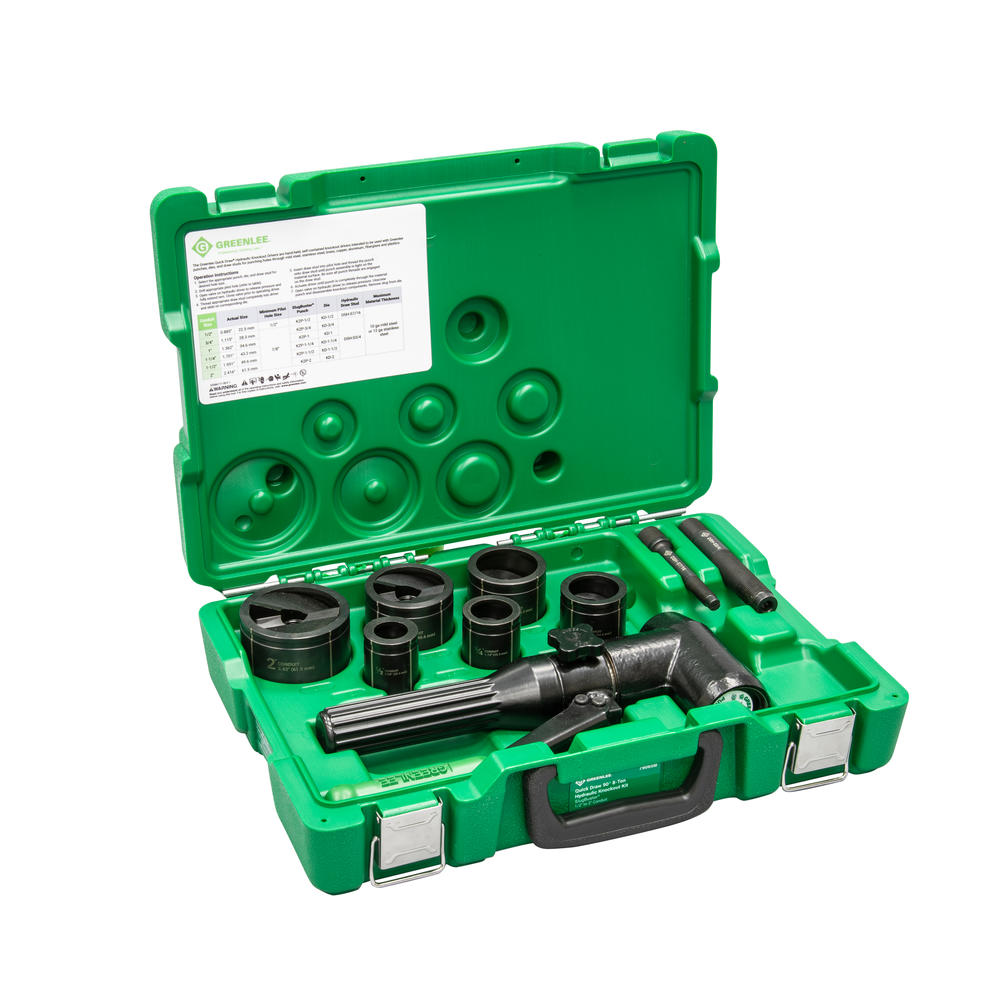 Greenlee 7906SB Quick Draw 90 Hydraulic Punch Kit - 2