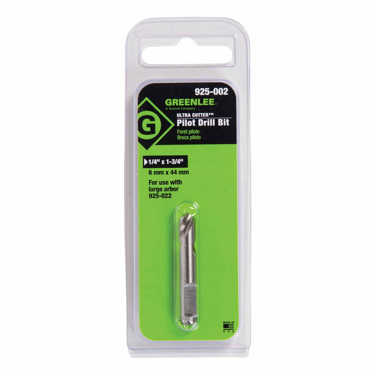 Greenlee 925-002 1/14" Split Point Large Replacement Pilot Drill - 2