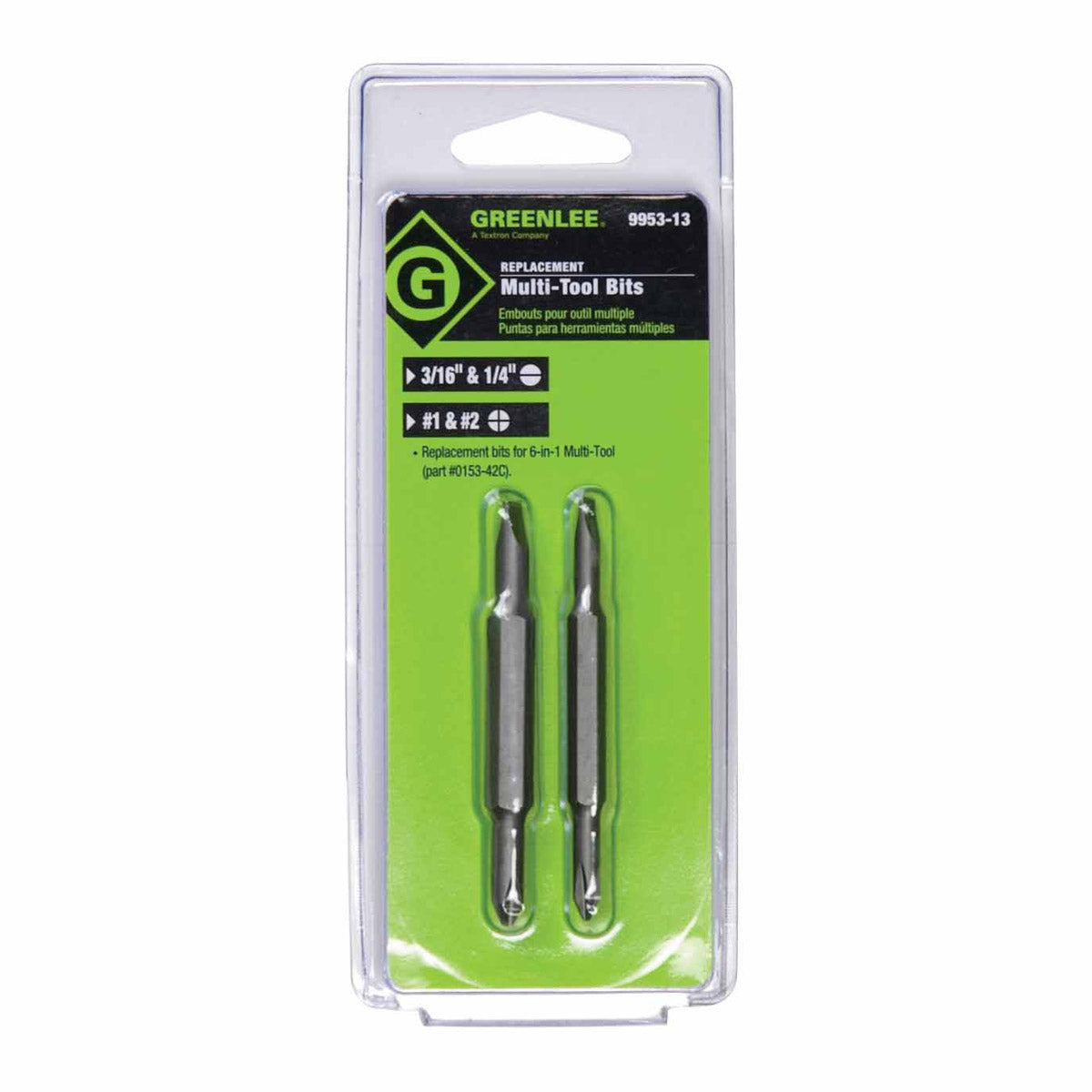 Greenlee 9953-13 Replacement Bits for 6-In-1 Multi-Tool - 2