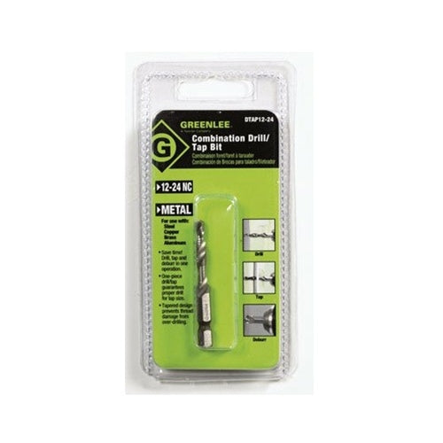 Greenlee DTAP12-24 DRILL/TAP, 12-24