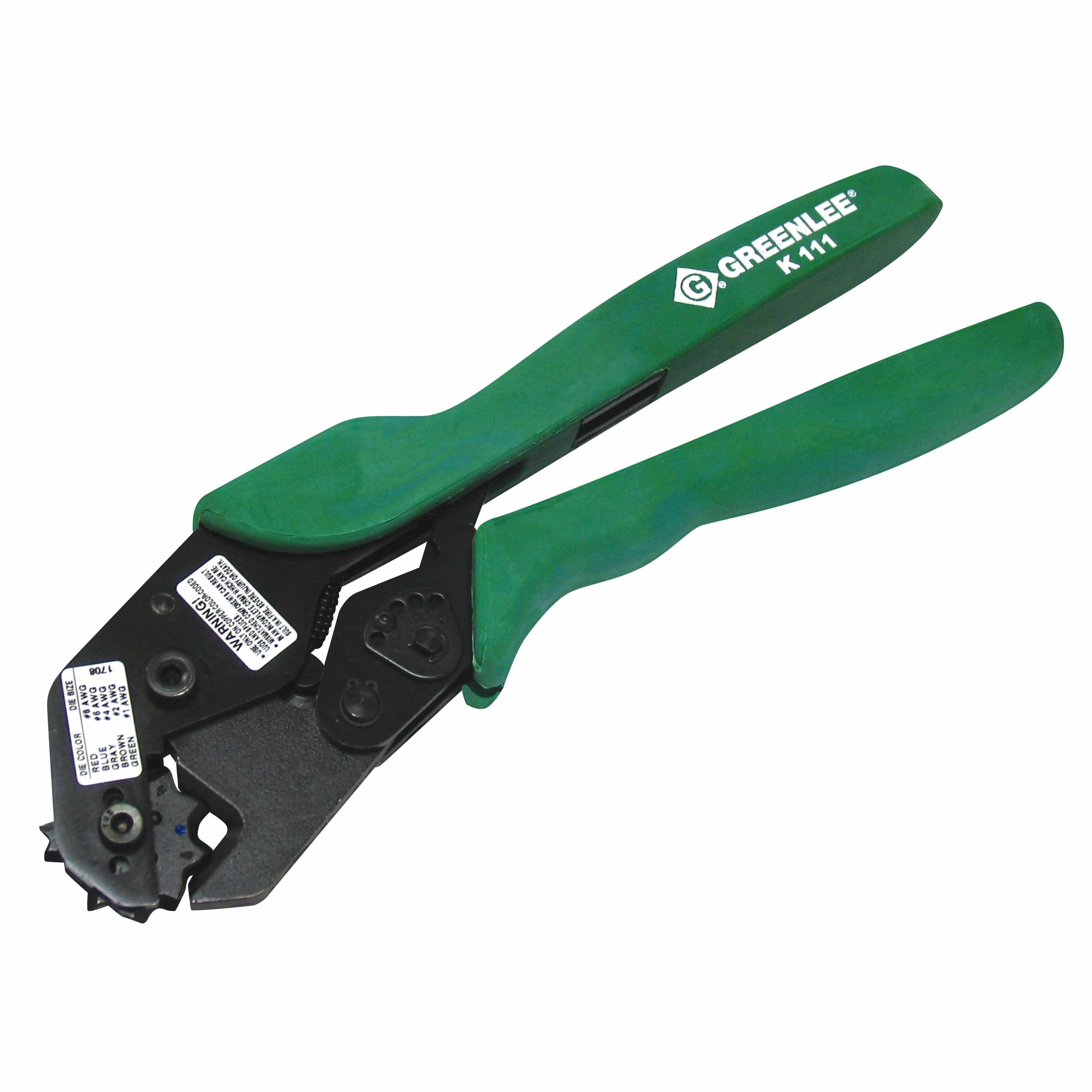 Greenlee K111 8-1 AWG Crimping Tool - 4