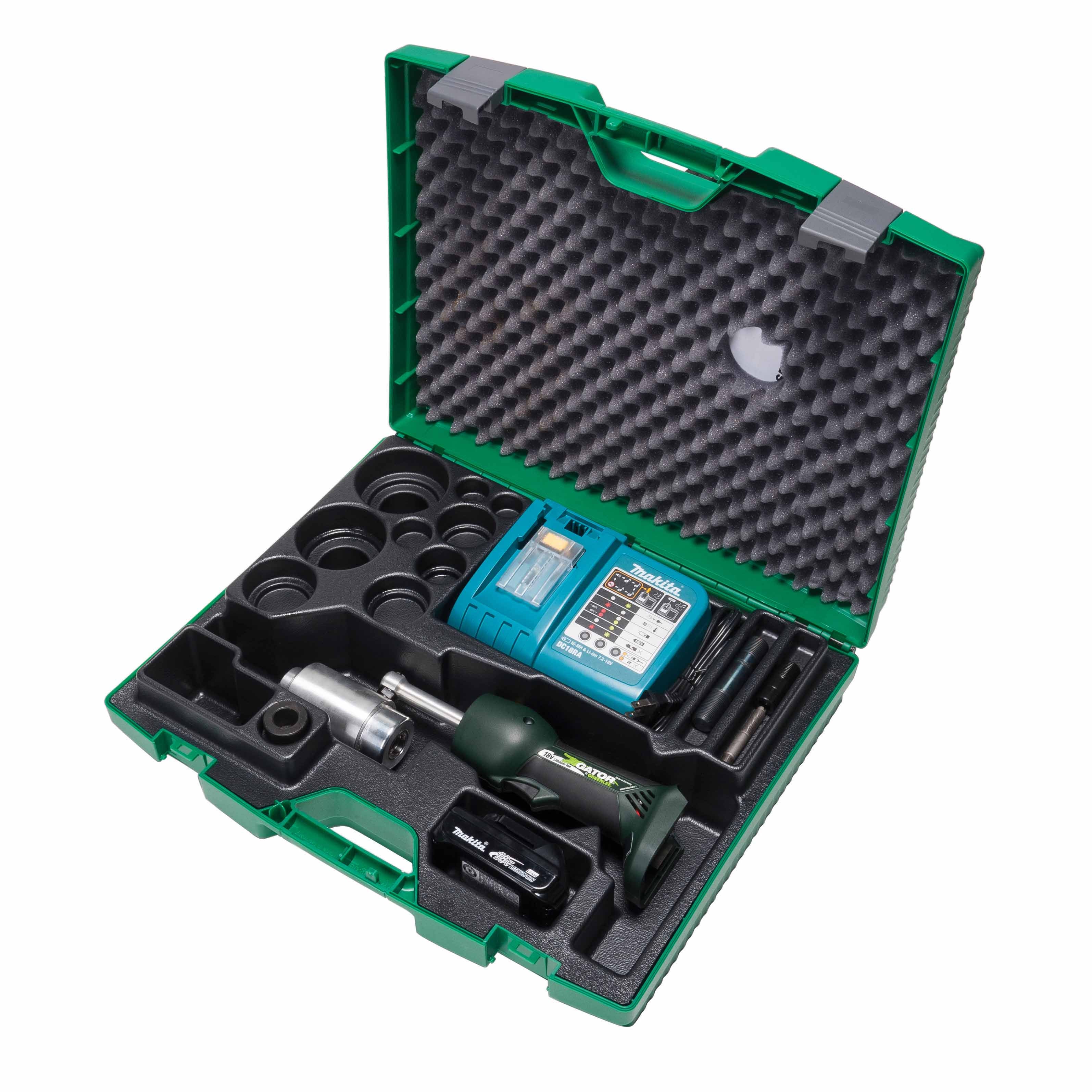 Greenlee LS50L11A Battery-Powered Knockout Punch Driver Tool Kit - 3