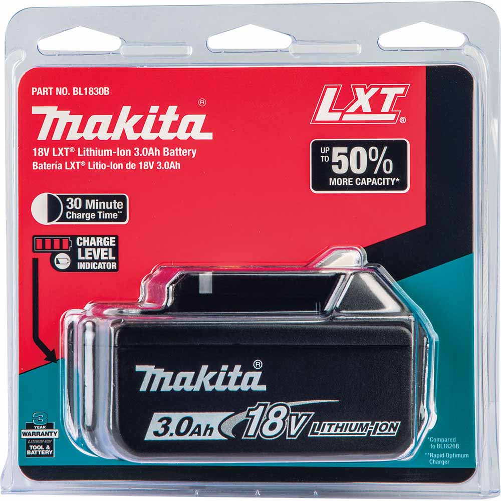 Makita BL1830B 18V LXT 3.0 Ah Li-ion Battery - 16