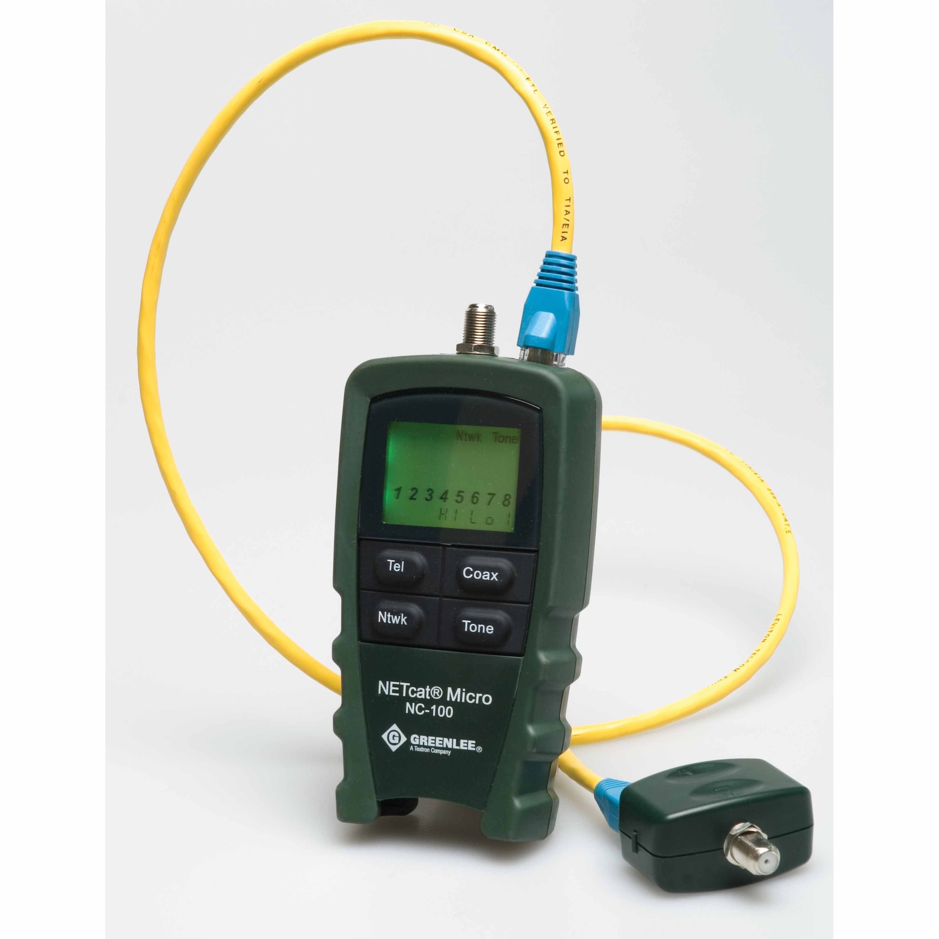 Greenlee NC-100 TESTER, VDV NETcat (POP)